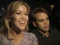 Kijk nu - Julie meadows bangs her beau while a cabbie watches from the front seat