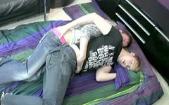 Johnny Ryder and Euro boyfriend Anthony Adams ass fuck & play with toys. - movie 1 - 2