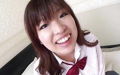 Japanese student gets final climax with a hairy creampie - movie 3 - 2