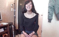 Japanese new MILF Kikue gets to have more than oral in her furry twat - movie 2 - 2