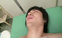 Asian twinks play with a variety of vibrating toys - movie 7 - 6