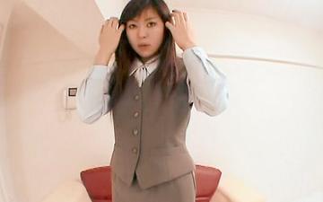 Download Sensual sara mitsuki gives extra service to two sex-crazed fuckers