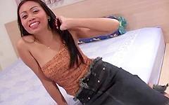 Watch Now - Asian whore sucks a big dick and gets her pussy stuffed
