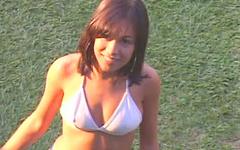 Spicy Latina Goes Wild Outdoors! join background