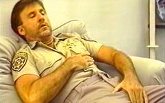 Ver ahora - Bearish cop gets his ass fucked in vintage porno footage