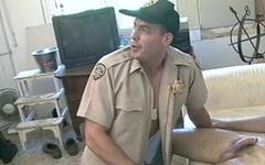 Hairy muscle bears in cop costumes suck and fuck - movie 5 - 7
