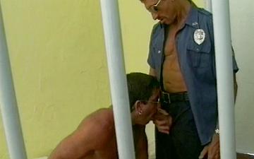 Download Hunky uniformed cop and muscled bear prisoner suck and fuck