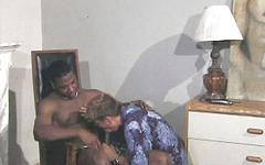 Ver ahora - Asian dude gets an interracial reaming from a buff black man