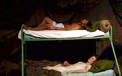 Jetzt beobachten - Tommy boy and vincent in latino on white bunkbed sex scene
