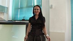 Watch Now - Elizabeth lawrence uses three vibrators on her wet pussy