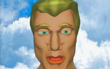 Herunterladen 3-d computer-animated satyr fucks a man with his bright green cock