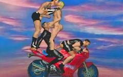 3D computer animated leather hunks have a foursome on a motorcycle - movie 7 - 6