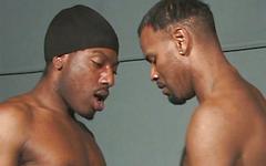 Brown Eyez and Tyrone fuck and suck each other's uncut black cocks. - movie 1 - 3
