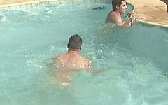 Horny Brazil Jocks Wack Off in Pool Then Climb out to Slam Asses on Towel - movie 5 - 3