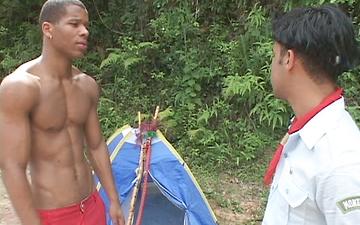 Télécharger Horny 18-year old latino scout gets pounded by big black cock