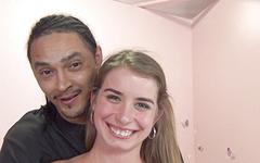 Watch Now - Bunny freedom hot blonde in threesome gives double blowjob fucked & faciaed