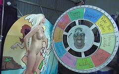 Rikki Six loves to spin and fuck as she plays the Wheel of Debauchery game - movie 2 - 2