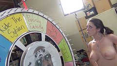 Melina Mason spins SQUIRTING on the Wheel of Debauchery! - movie 4 - 2