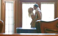 Regarde maintenant - Pretty blonde kirra kiss in hidden camera voyeur sex scene