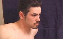 Latino hipster with hairy bush jacks in the bathroom - movie 2 - 5