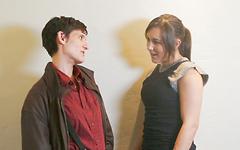 Lesbian geeks Laurel Norton and Sinn Sage get rowdy in the bedroom. - movie 3 - 2