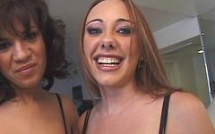 Regarde maintenant - Two horny sluts are total cum whores drinking theirs and their lovers cum
