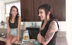 Nikki Hearts and Janice Griffith Lez Out In The Kitchen - movie 3 - 2