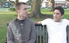 Handsome amateur jocks Hunter Nash and Neal Daly suck and fuck join background