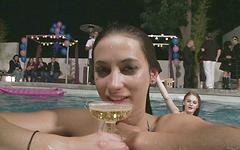 Birthday party gets wild in the pool with naked women and big tits - movie 10 - 3