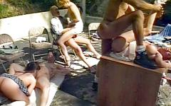 Fuck-Crazed Grannies' Group Action in the Summer Sunshine - movie 2 - 3