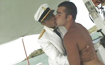 Download Captain sucks off, stuffs ass full of muscular tan passenger on yacht deck