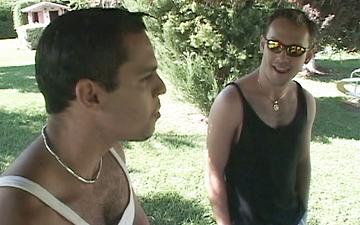 Download Jocks with big dicks have an outdoor threesome