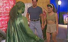 Green man fucks ass in fantasy porn scene. - movie 3 - 2