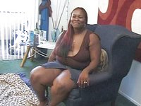 Watch Now - Sexy black bbws grind their asses together as a double dildo fills them up