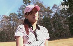 Japanese golf girl gets her pussy pleasured with vibrators join background