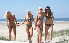Jessie, Naomi, Vanda, and Daniella Play at the Beach - movie 1 - 4