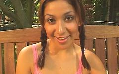 Ver ahora - Channel chavez is cute in braids as she has anal sex and a facial cumshot