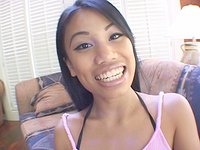 Watch Now - Lucy thai gets a massive facial after taking a double penetration