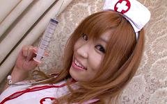 Little Asian Nurse Susie Gets Her Asian Hole Tag Teamed - movie 3 - 2