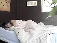 Peek in on this brunette as she masturbates with a vibrator - movie 2 - 2