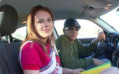 Samantha Faye Gets Driven to the Frat House join background