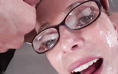 Penny Pax Gets Cum on her Glasses - movie 4 - 7