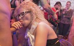 Watch Now - Kelly taks a stripper load with the others