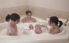 Gwen, Veronica, and Marsha take their yearly bath together - movie 5 - 5