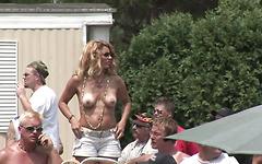 Naked beachside competitions featuring hot coeds - movie 2 - 3