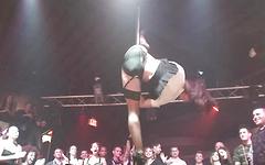 slutty coeds in bikinis and lingerie compete in a pole dancing competition - movie 7 - 3