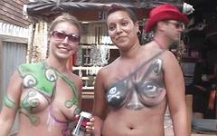 college coeds get naked with body art in public - movie 6 - 6