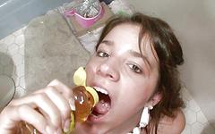 Jasmine Gets Sexual with a banana and bottle of honey - movie 2 - 7