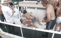 Horny Girls Strip on the Boat While Men Watch - movie 10 - 5