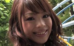 Rakia Motizuki gives great head in a public restroom - movie 1 - 2